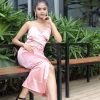 Western Style Pink Dress