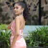 Western Style Pink Dress - Image 4